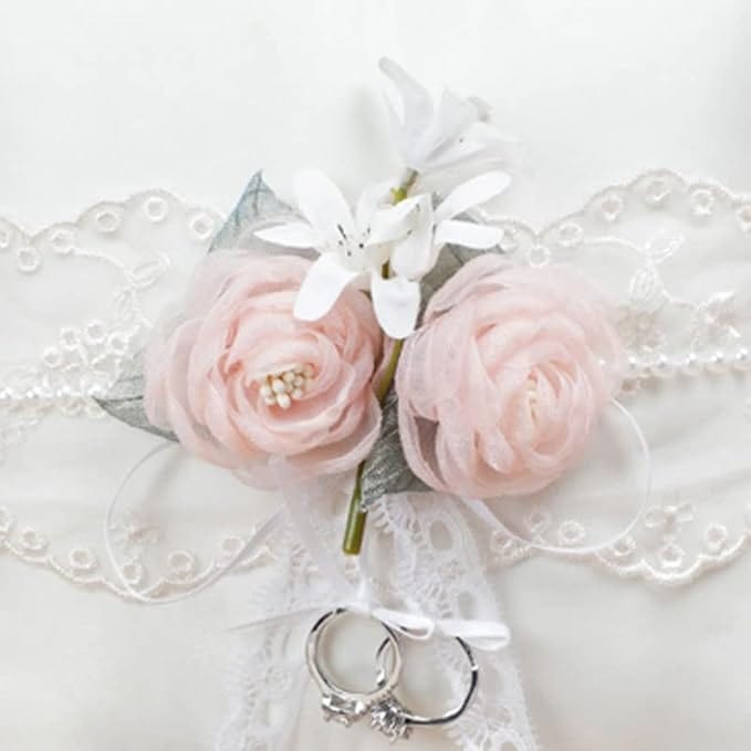 Coussin alliance mariage champetre | Dreamy Sloth® Blanc / 20x20 cm