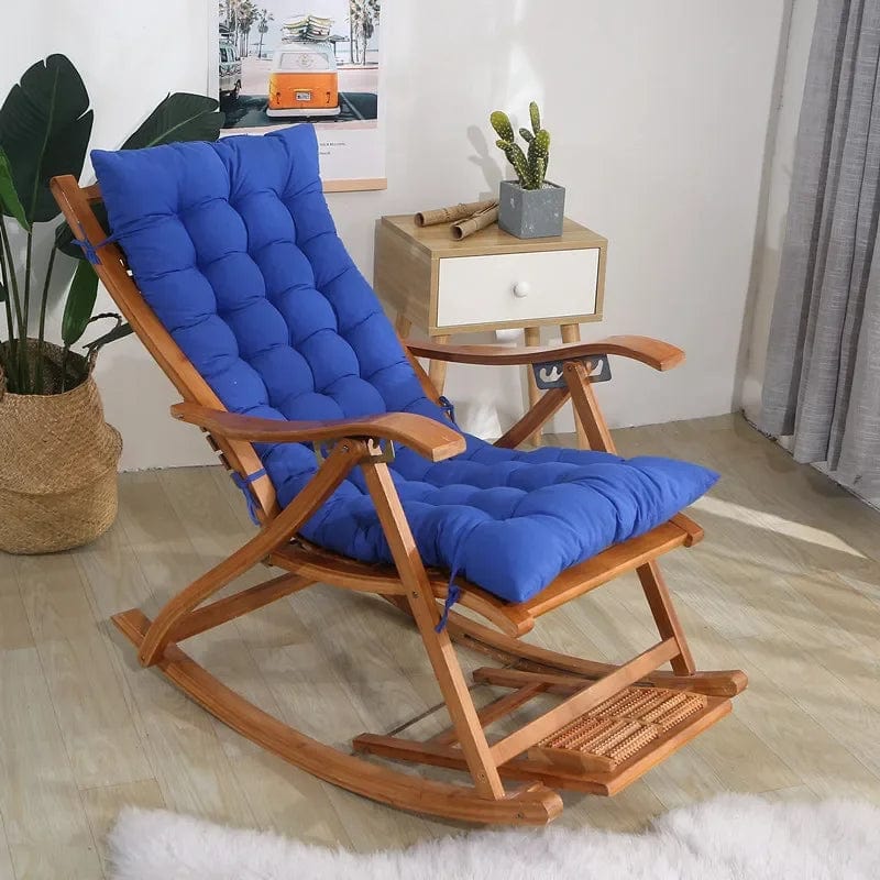 Coussin bain de soleil épais | Dreamy Sloth® Bleu / 48x120 cm