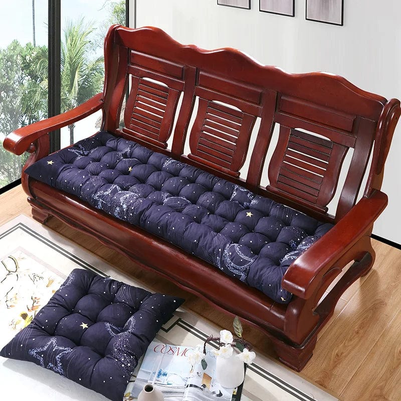 Coussin banquette interieur | Dreamy Sloth® Bleu foncé / 53x53 cm