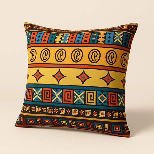Coussin bohème coloré | DreamySloth®
