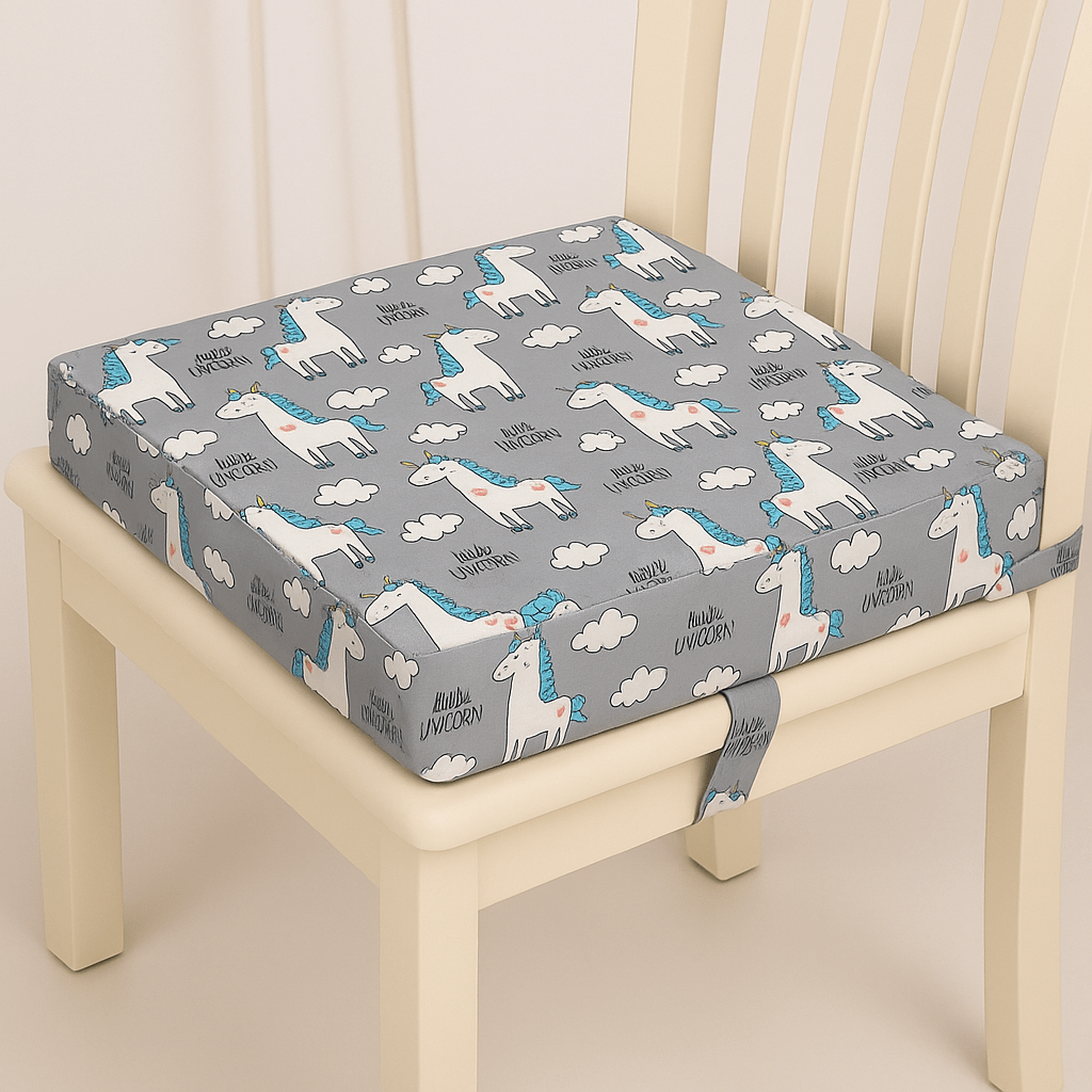 Coussin chaise enfant | Dreamy Sloth® Gris / 32x32 cm