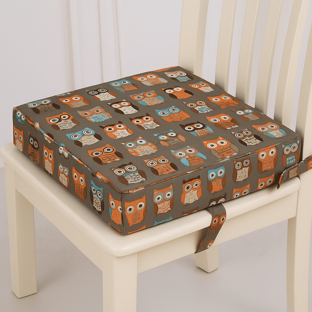 Coussin chaise enfant | Dreamy Sloth® Marron clair / 32x32 cm