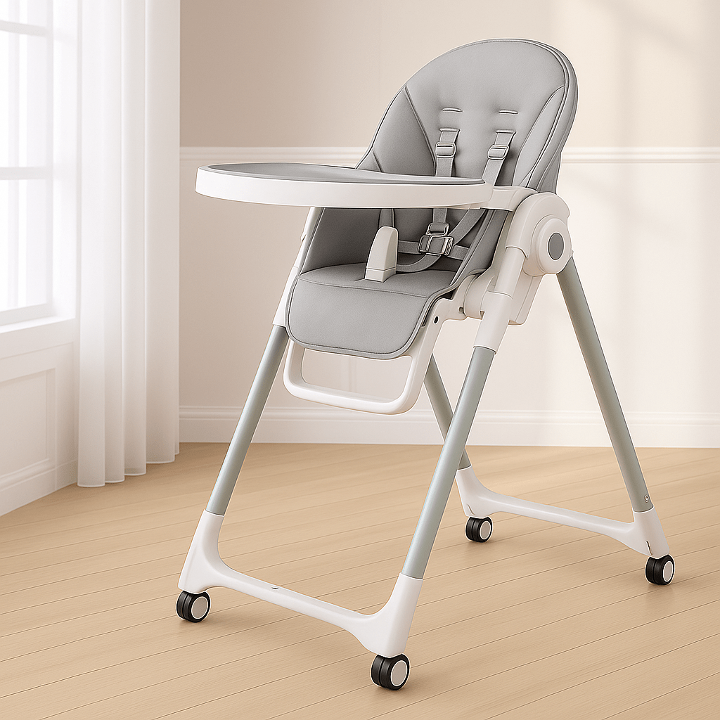 Coussin chaise haute bébé | Dreamy Sloth® Gris / 83x40 cm