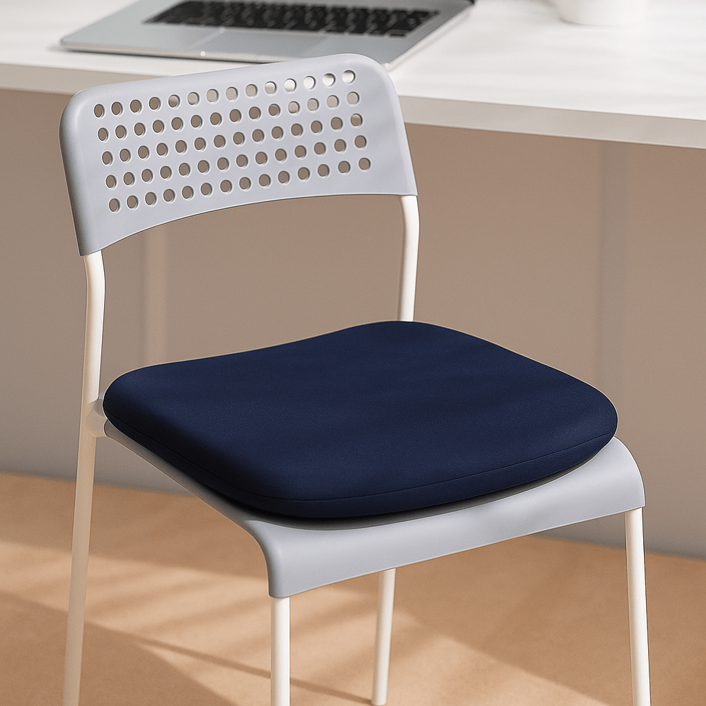 Coussin chaise memoire forme | Dreamy Sloth® Bleu foncé / 40x40 cm