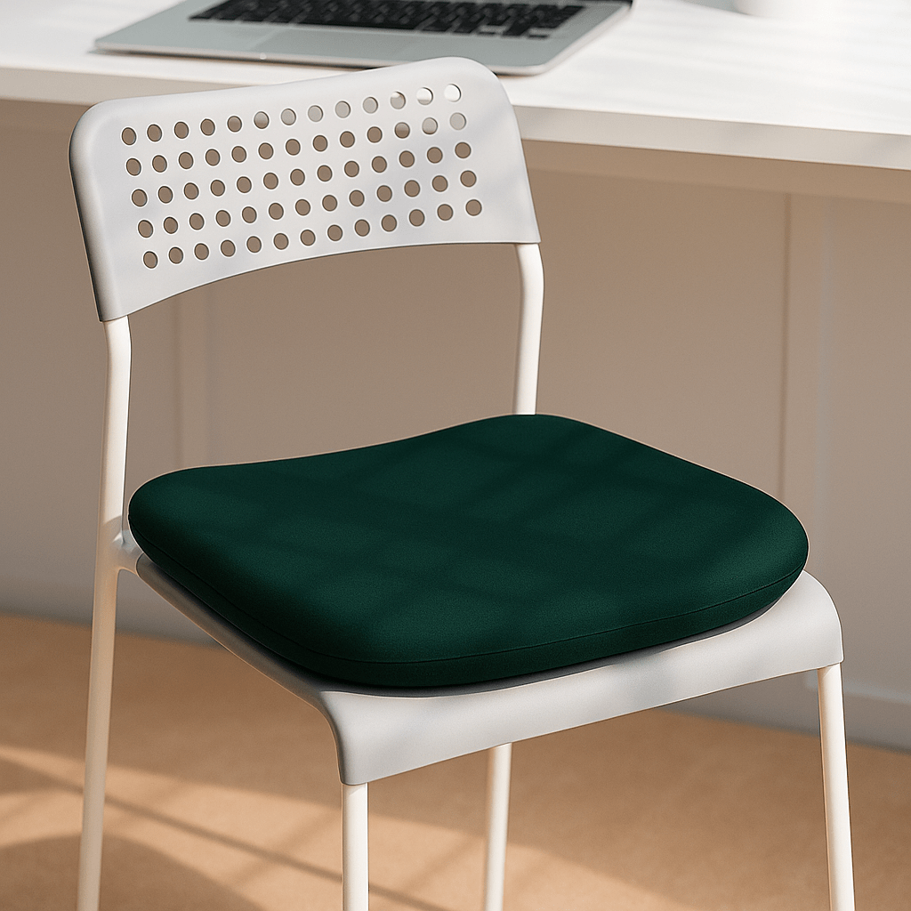 Coussin chaise memoire forme | Dreamy Sloth® Vert foncé / 40x40 cm