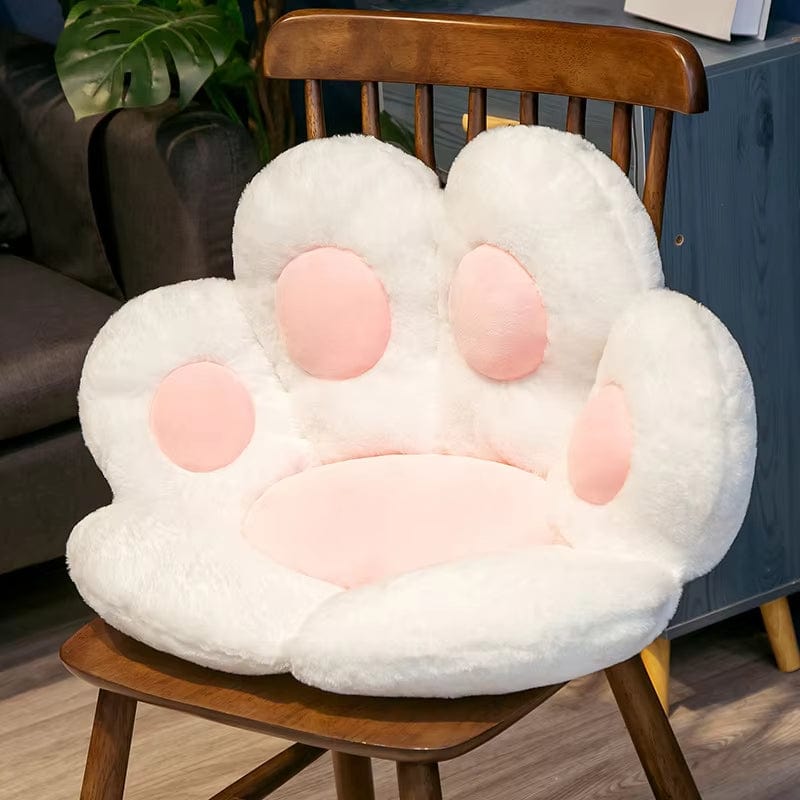 Coussin chaise patte de chat | Dreamy Sloth® Blanc / 70x60 cm