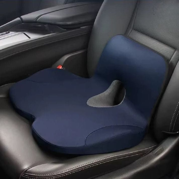 Coussin coccyx voiture | DreamySloth® Bleu / 47x34x27 cm