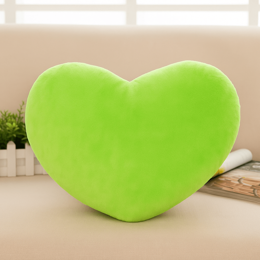 Coussin coeur | Dreamy Sloth® Vert / S (15 cm)