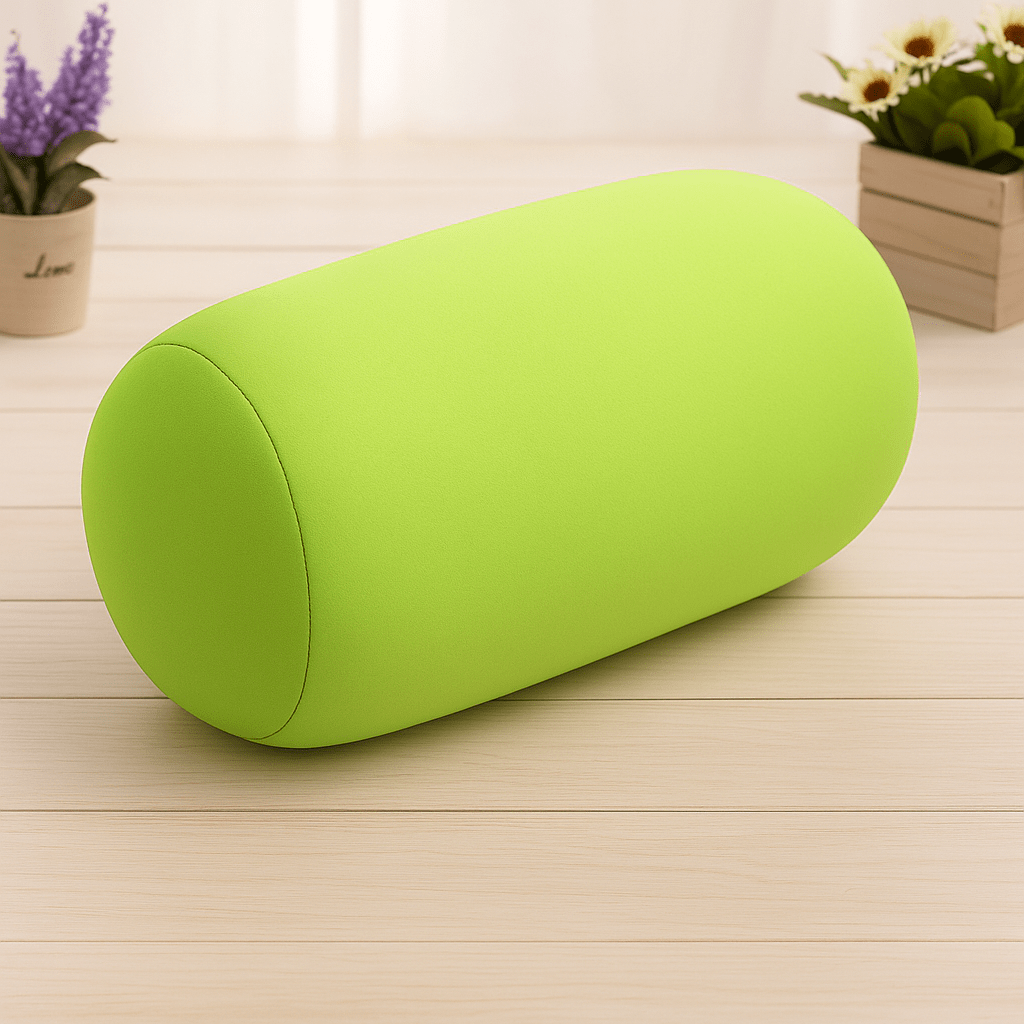 Coussin cylindre | DreamySloth® Vert / 32x16 cm