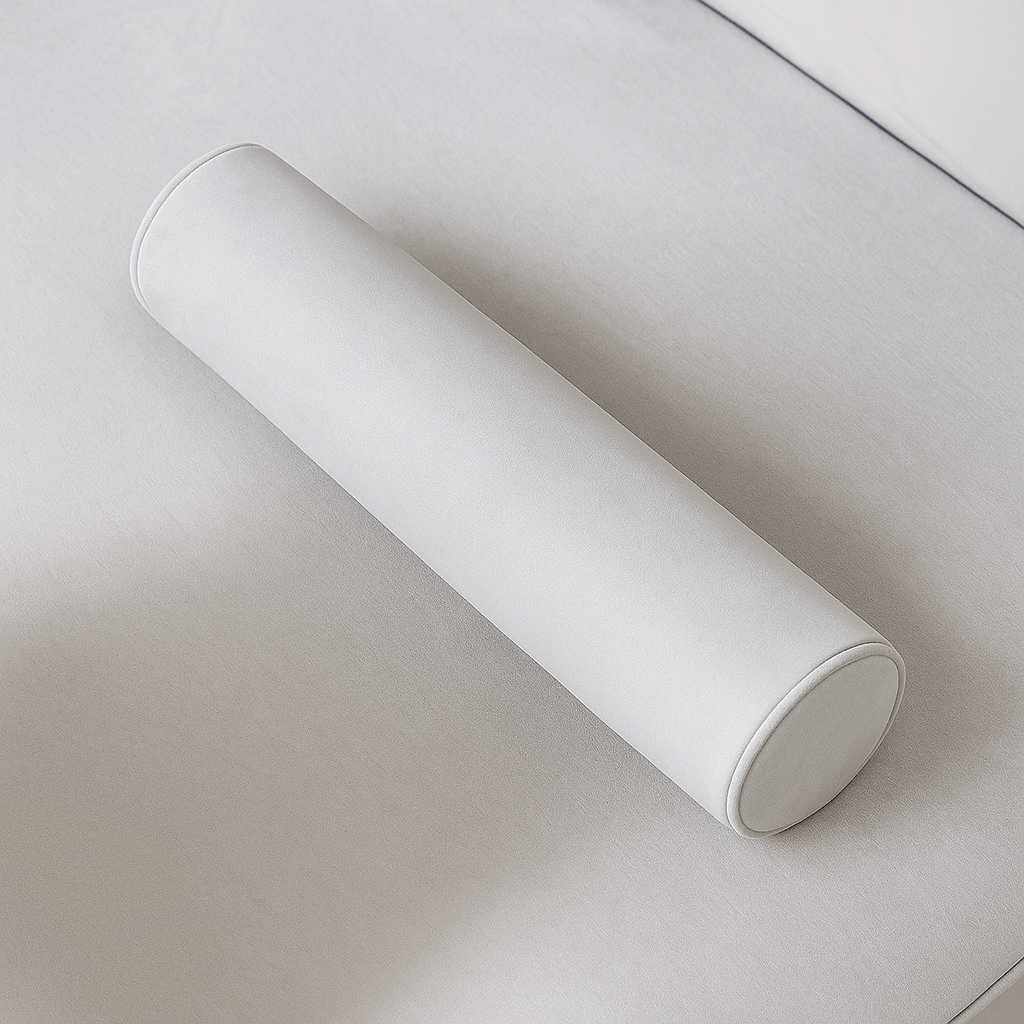 Coussin cylindrique | Dreamy Sloth® Gris clair / 10x50 cm