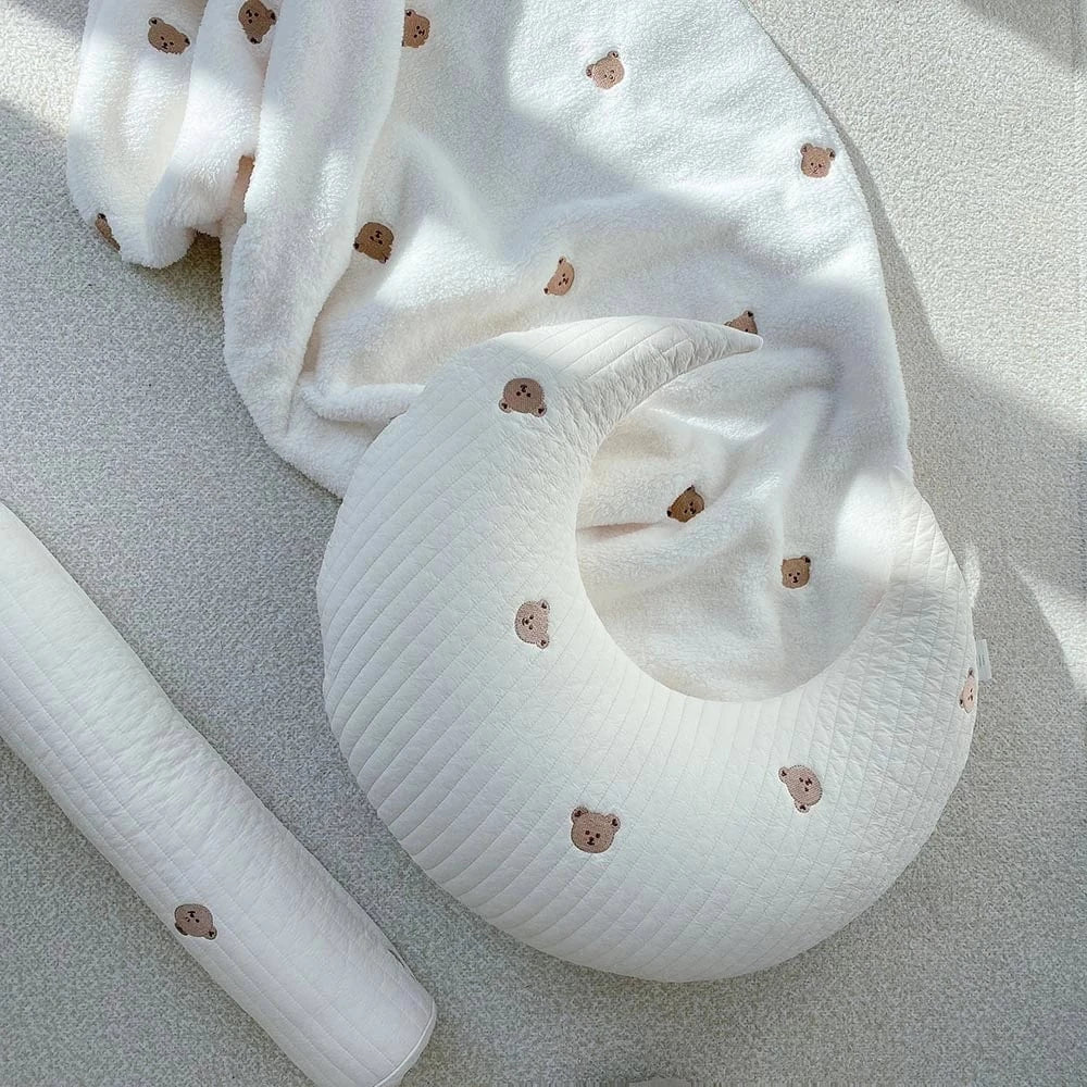 Coussin d'allaitement beige | Dreamy Sloth® Marron / 35x25 cm