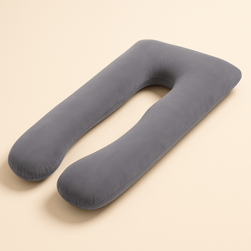 Coussin d'allaitement et grossesse | Dreamy Sloth® Gris / 130x70 cm