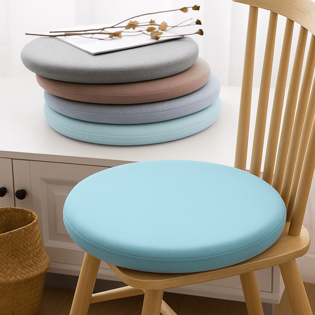 Coussin d'assise a memoire de forme | Dreamy Sloth® Bleu clair / 30x30 cm