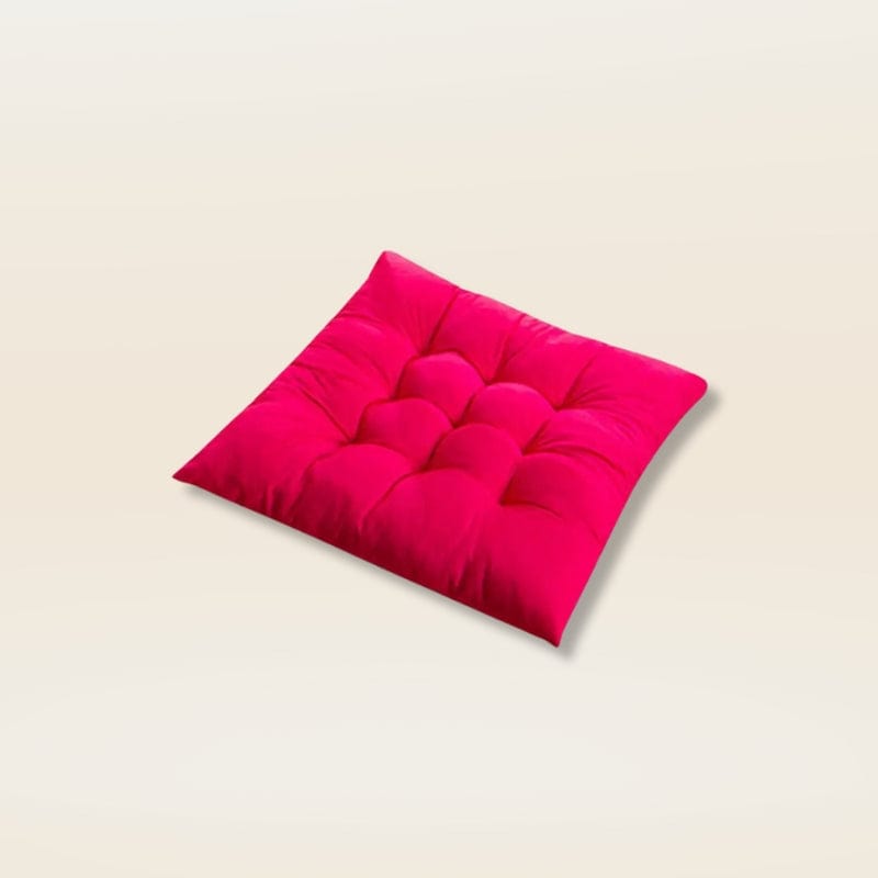 Coussin de chaise avec noeud | Dreamy Sloth® Rose / 40x40 cm