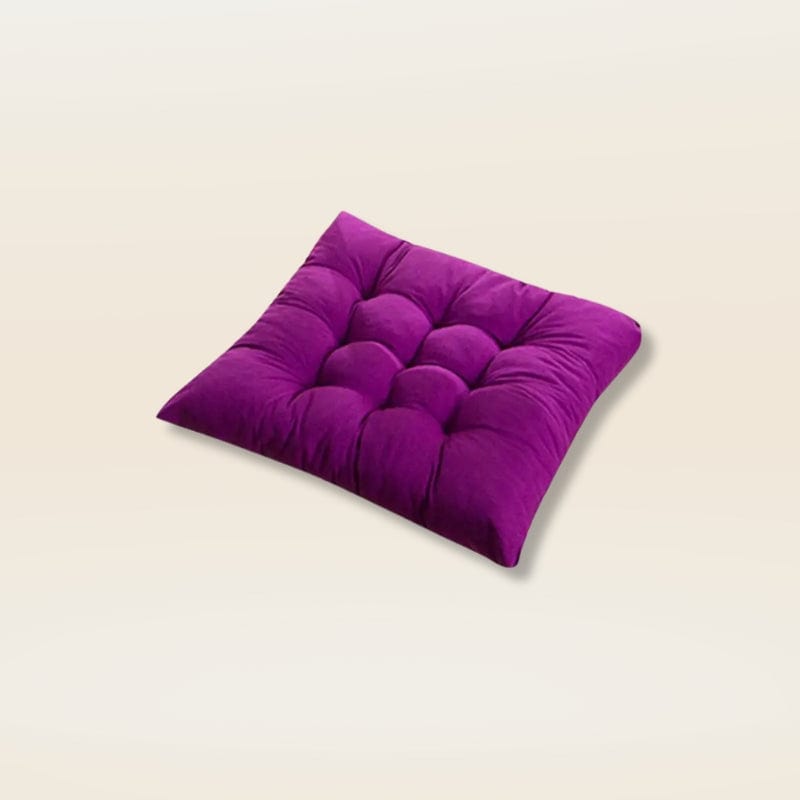 Coussin de chaise avec noeud | Dreamy Sloth® Violet / 40x40 cm