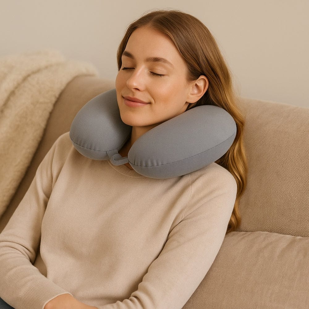 Coussin de cou pour voyage | Dreamy Sloth® Gris