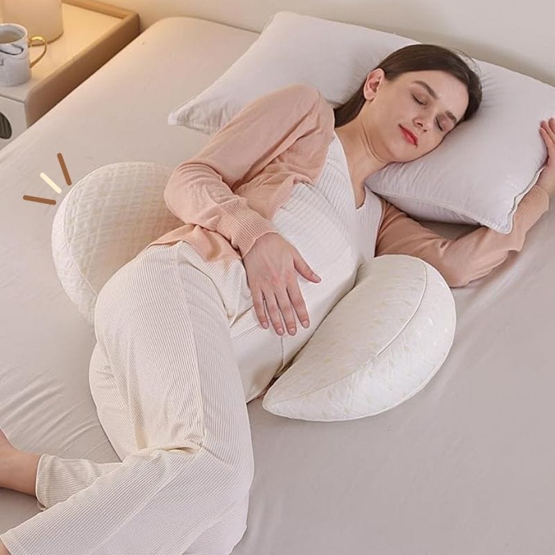 Coussin de grossesse en U | Dreamy Sloth® Gris / 40x38 cm