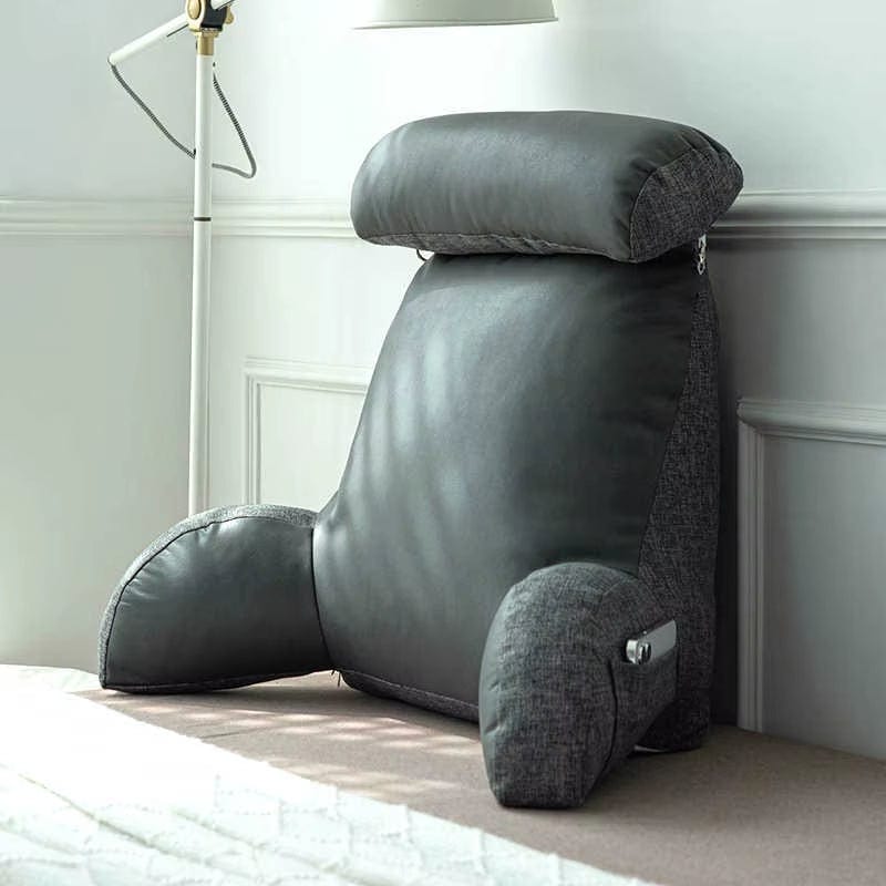 Coussin de lecture adulte | Dreamy Sloth® Gris / 75x58 cm