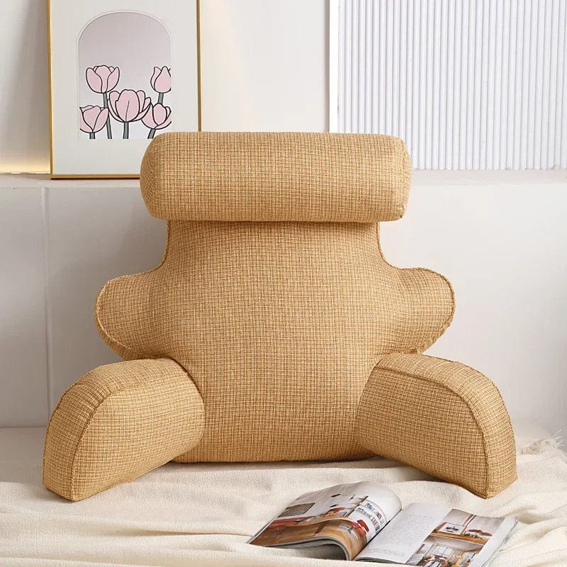 Coussin de lecture lombaire | Dreamy Sloth® Marron / 70x30 cm