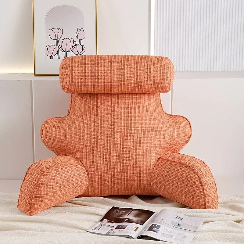 Coussin de lecture lombaire | Dreamy Sloth® Orange / 70x30 cm