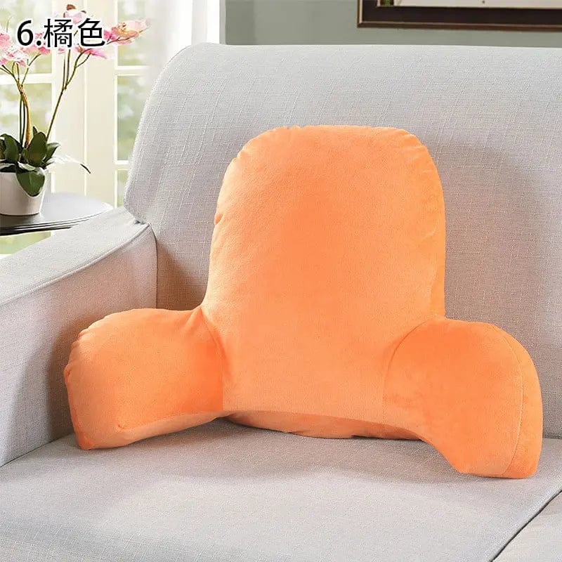 Coussin de lecture pour canapé | Dreamy Sloth® Orange / 50x35 cm