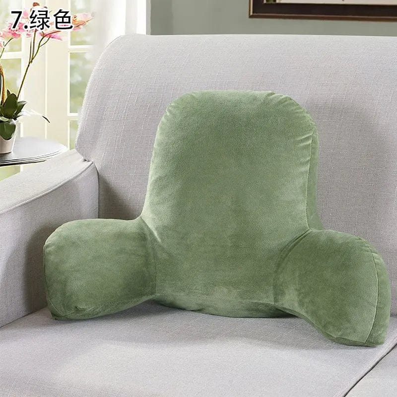 Coussin de lecture pour canapé | Dreamy Sloth® Vert / 50x35 cm