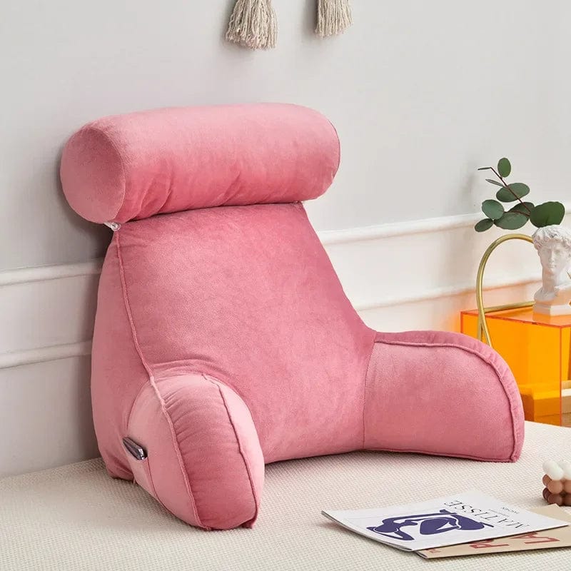 Coussin de lecture pour livre | Dreamy Sloth® Rose / 75x40 cm