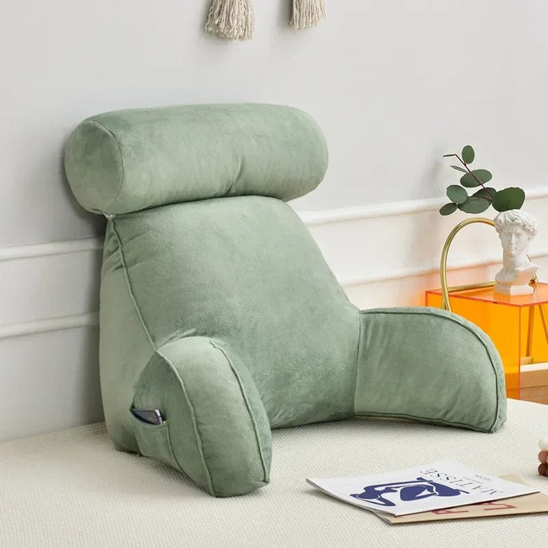 Coussin de lecture pour livre | Dreamy Sloth® Vert / 75x40 cm