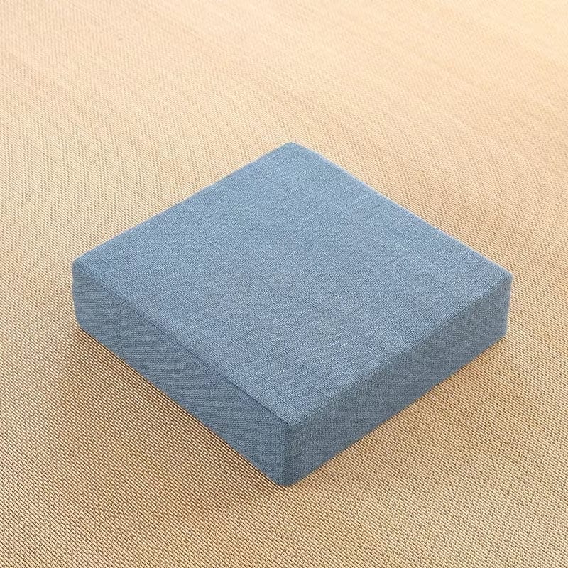 Coussin de méditation carré | Dreamy Sloth® Bleu / 40x40 cm