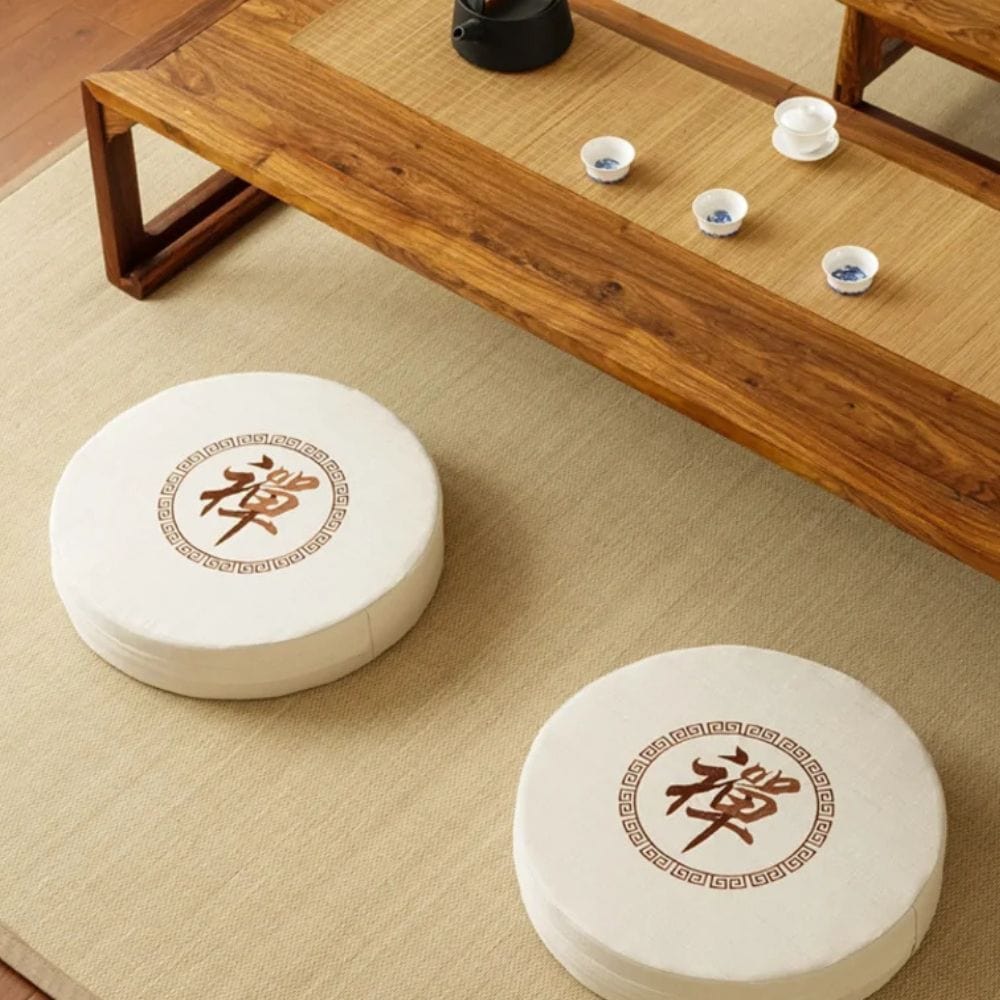 Coussin de méditation japonais futon | Dreamy Sloth®