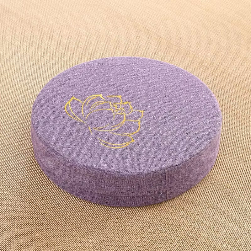 Coussin de meditation rond | Dreamy Sloth® Violet / 40x40 cm