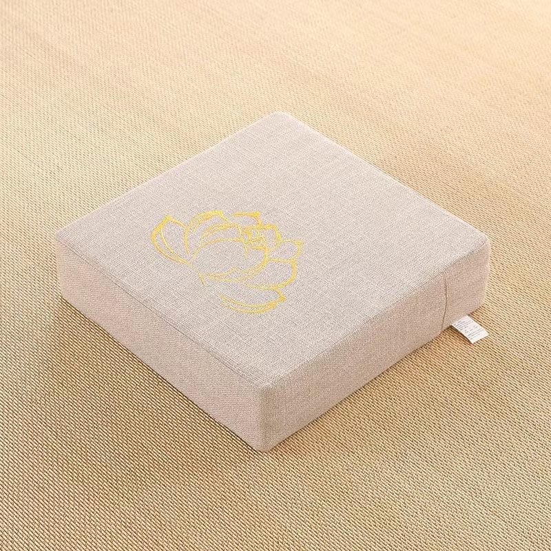 Coussin de méditation yoga | Dreamy Sloth® Beige / 40x40 cm