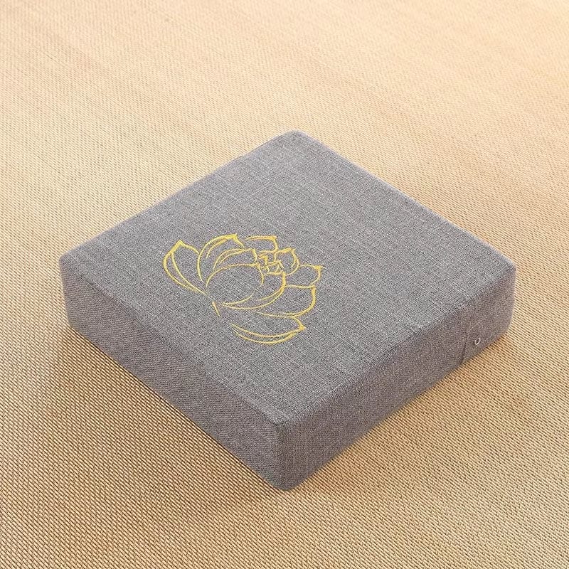 Coussin de méditation yoga | Dreamy Sloth® Gris / 40x40 cm