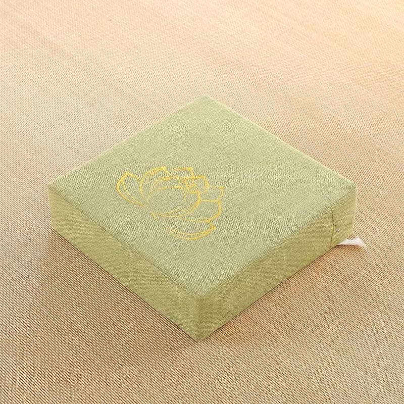 Coussin de méditation yoga | Dreamy Sloth® Vert / 40x40 cm