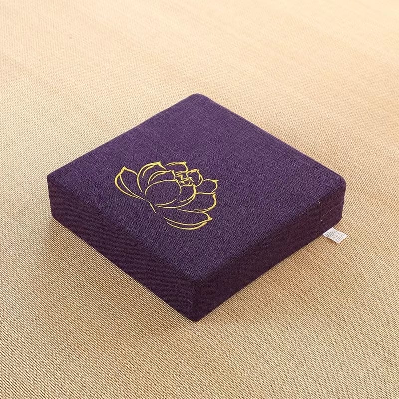 Coussin de méditation yoga | Dreamy Sloth® Violet / 40x40 cm