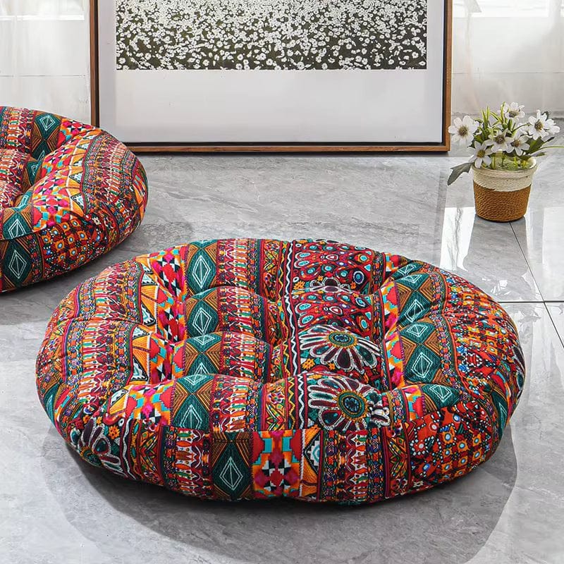 Coussin de sol intérieur | Dreamy Sloth® Rouge / 55x55 cm