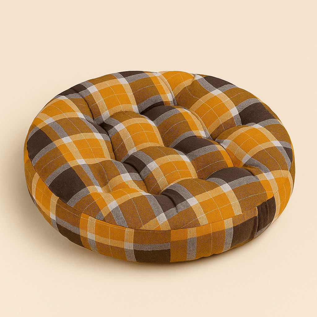 Coussin de sol orange | Dreamy Sloth® Orange / 55x55 cm