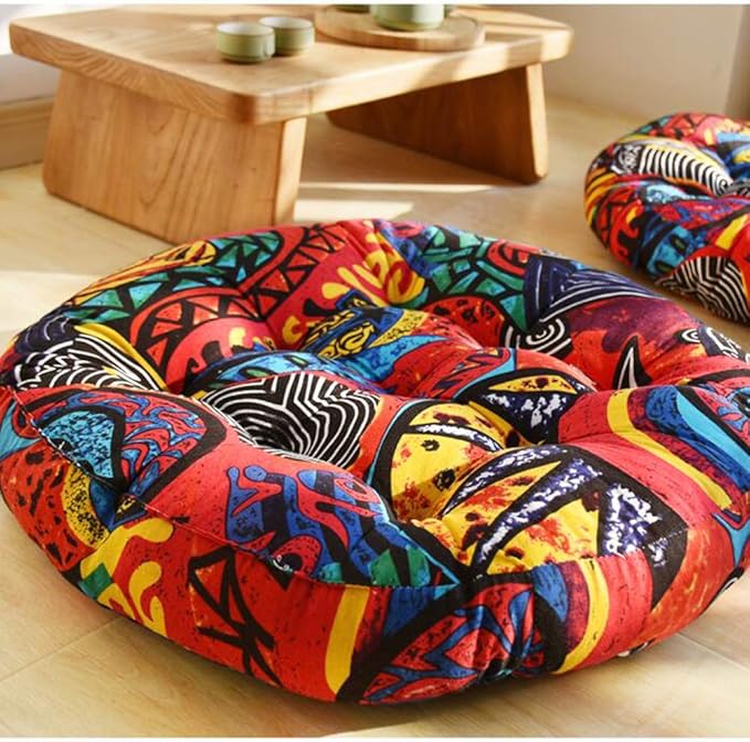 Coussin de sol rouge | Dreamy Sloth® Rouge / 55x55 cm