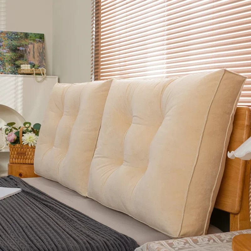 Coussin de tete de lit | Dreamy Sloth® Beige / 60x55 cm