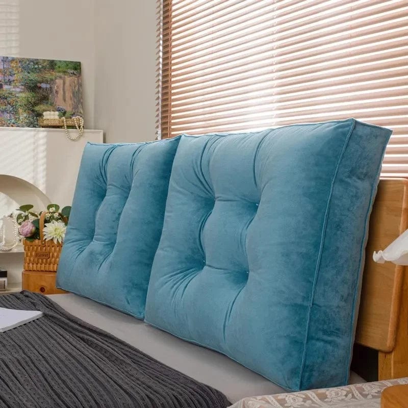 Coussin de tete de lit | Dreamy Sloth® Bleu / 60x55 cm