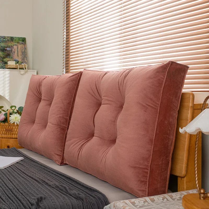 Coussin de tete de lit | Dreamy Sloth® Bordeaux / 60x55 cm