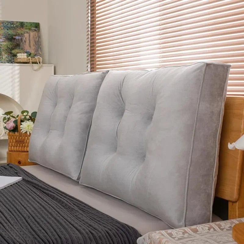 Coussin de tete de lit | Dreamy Sloth® Gris / 60x55 cm