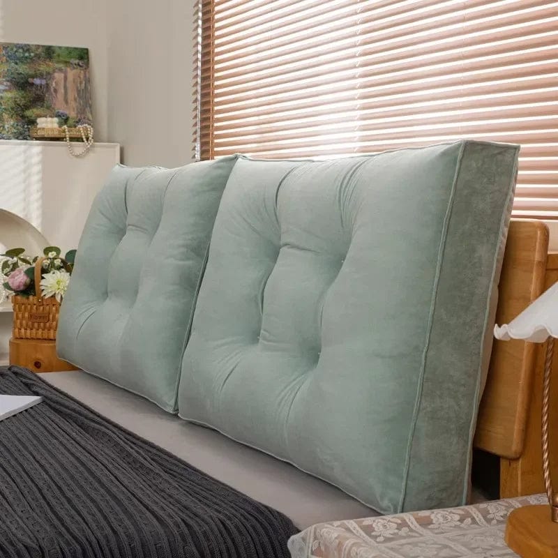Coussin de tete de lit | Dreamy Sloth® Vert clair / 60x55 cm