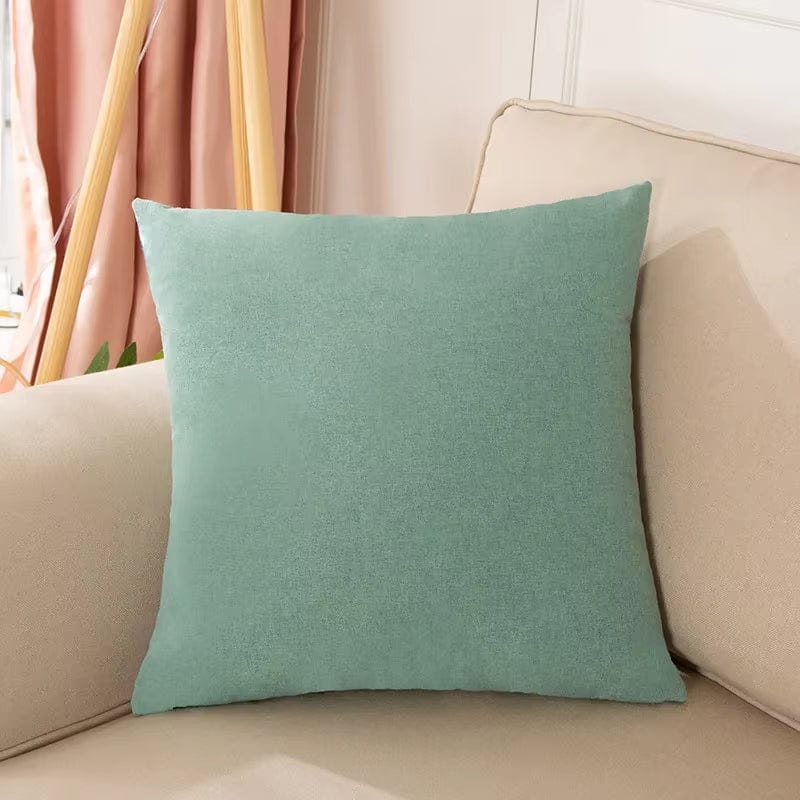 Coussin décoratif pour canapé | Dreamy Sloth® Bleu vert / 40x40 cm