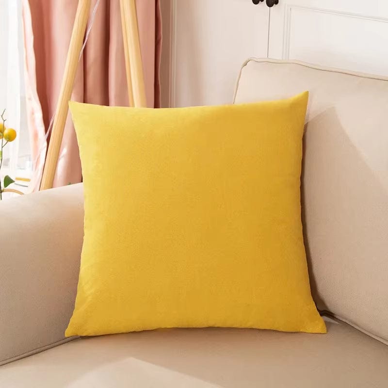 Coussin décoratif pour canapé | Dreamy Sloth® Jaune / 40x40 cm
