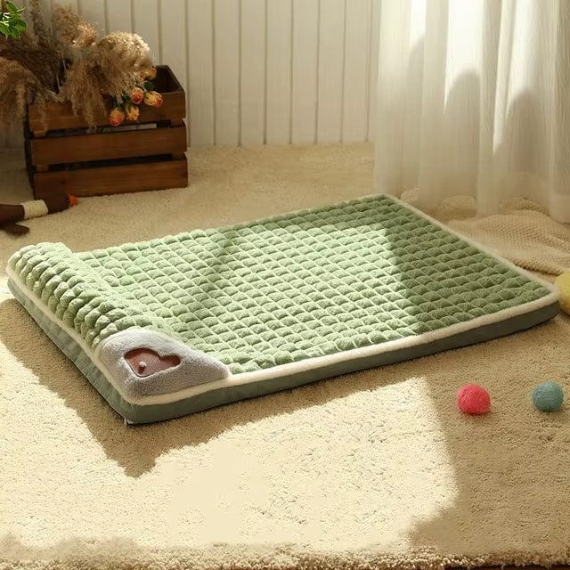 Coussin déhoussable chien| Dreamy Sloth® Vert / S (50x35 cm)