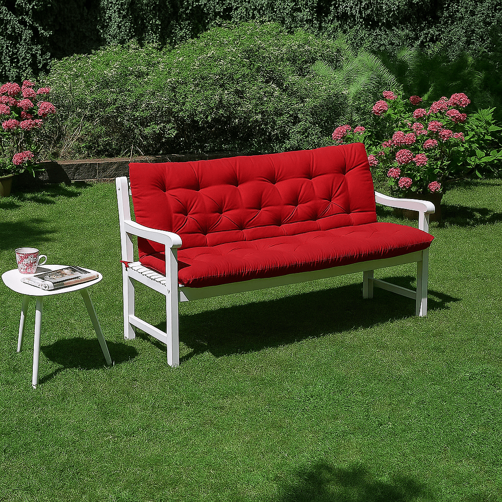 Coussin dossier pour banquette | Dreamy Sloth® Rouge / 120x100 cm