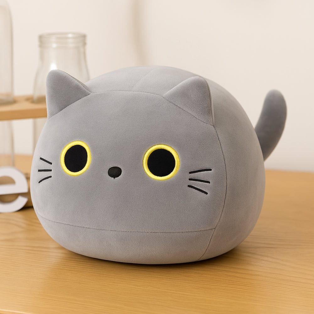 Coussin en forme de chat | Dreamy Sloth® Gris / 10 cm