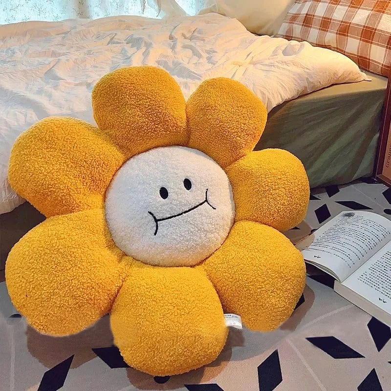 Coussin en forme de fleur | Dreamy Sloth® Orange / 40 cm