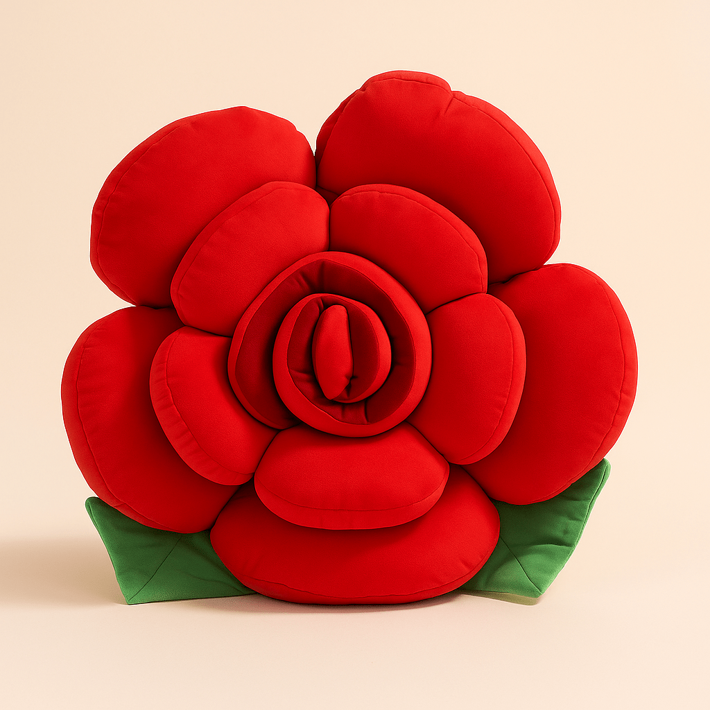 Coussin fleur rose | Dreamy Sloth®